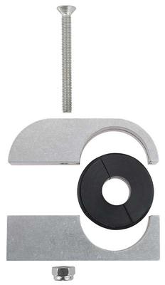 Alter Ego 1562 Series; Insulated Billet Aluminum Line Clamp; 1 Hole; 1/2 to 1-1/8 OD
