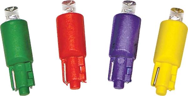 Auto Meter Tachometer Front Shield LED Replacement Bulb; Green