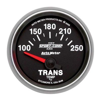 Auto Meter Sport Comp II Series 2-1/16 Short Sweep 100º-250º F Electric Trans Temperature Gauge