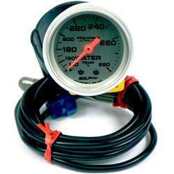 Auto Meter Ultra-Lite Series 2-1/16 Full Sweep 140º-280º Mechanical Water Temperature Gauge