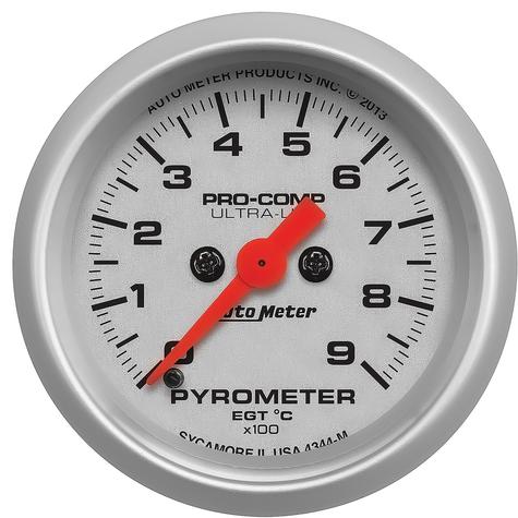 Ultra-Lite Electric 900C Pyrometer Gauge 5.23Cm
