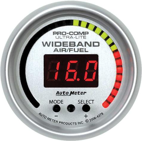 Auto Meter Ultra-Lite Series 2-1/16 Digital / Full Sweep Wide Band Air/Fuel Ratio Gauge