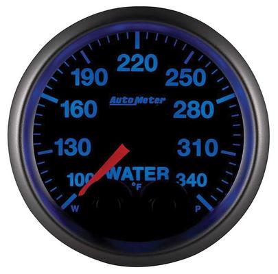 AutoMeter Elite Series 2-1/16 Water Temperature Gauge- 100-340F - w/ Peak & Warning
