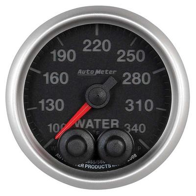 AutoMeter Elite Series 2-1/16 Water Temperature Gauge- 100-340F - w/ Peak & Warning