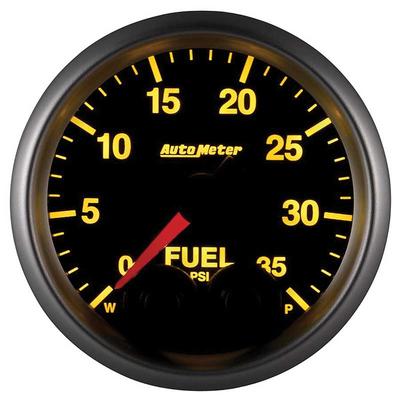 AutoMeter Elite Series 2-1/16 Electronic Fuel Pressure Gauge - 1-35 PSI - w/ Peak & Warning