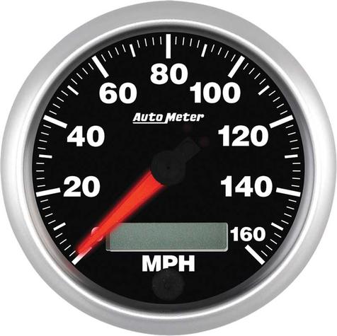 AutoMeter Elite Series 3-3/8 160 MPH Programable Electronic Speedometer