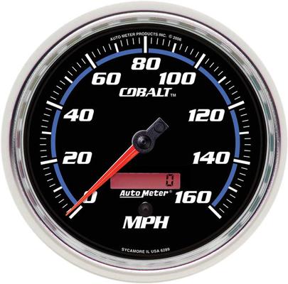Auto Meter Cobalt Series 5 160 MPH Programmable Electronic In Dash Speedometer
