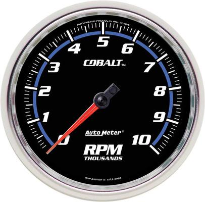 Auto Meter Cobalt Series 5 Full Sweep 10,000 RPM In Dash Tachometer