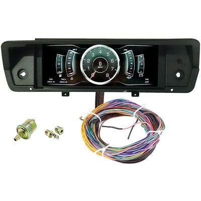 1972-76 Dodge; Plymouth; A-Body; InVision LCD Digital Dash and Bezel Set; Direct Fit Digital Dash; AutoMeter
