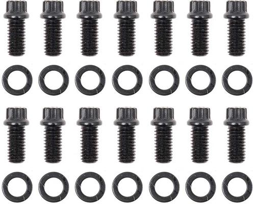 ARP Mopar 340-360 Header Bolts - 5/16 Diameter - Black Oxide - 12-Point