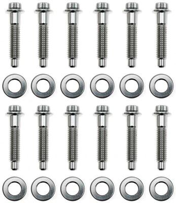 Mopar 273-440 Wedge Stainless Steel With 12-Point Head Arp&reg; Intake Manifold Bolt Set