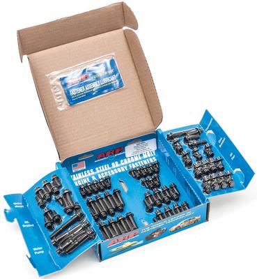 Chevrolet 396-454 Big Block Black Oxide 12 Point Head Engine and Accessories Fasteners Set