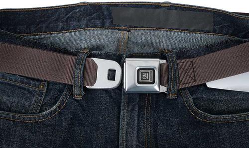Seat Belt Trouser Belt Buckle (Brown)