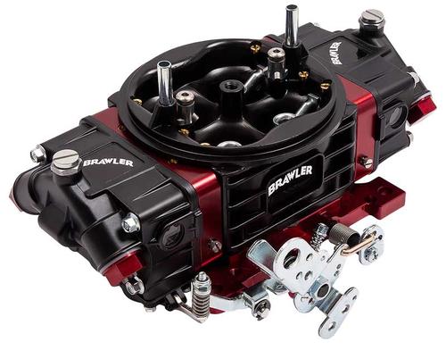 Brawler; 750 CFM 4150 Carburetor; Drag Race; Mechanical Secondary; Black/Red Finish