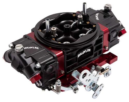 Brawler; 850 CFM 4150 Carburetor; Drag Race; Mechanical Secondary; Black/Red Finish