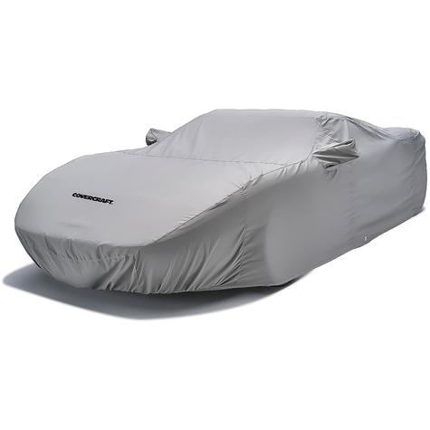 1970-76 Plymouth Duster; 2-Door Coupe; Custom Polycotton Car Cover; w/o Mirror Pockets; Gray