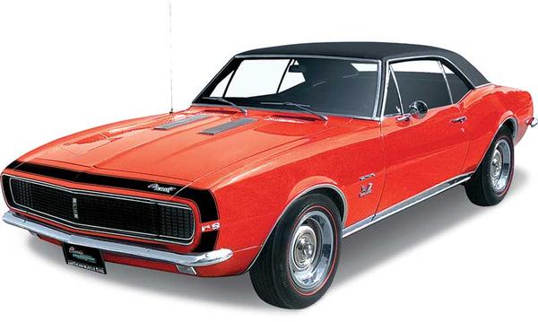 1967-68 Camaro Bumble Bee Black Stripe Decal Set