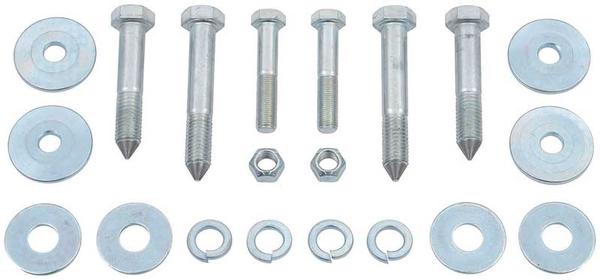 Stock Height Interloc Black Body Bushings; For use without Global West Sub-Frame Connectors