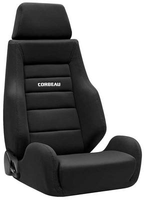 Corbeau GTS II Reclining Seat; Black Cloth