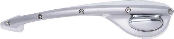 1967-69 Camaro / Firebird Two Piece Polshed Billet Outer Door Handles with Matte Silver Inserts