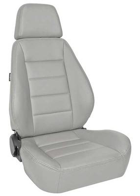 Corbeau Reclining Sport Seat; Gray Vinyl