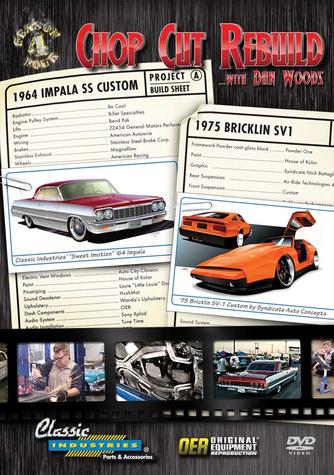 Chop Cut Rebuild Season 4 DVD; 1964 Impala / Bricklin SV-1