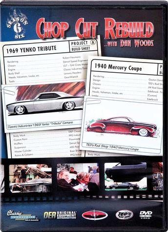 Chop Cut Rebuild Season 6 DVD; 1969 Yenko Tribute / 1940 Mercury Coupe