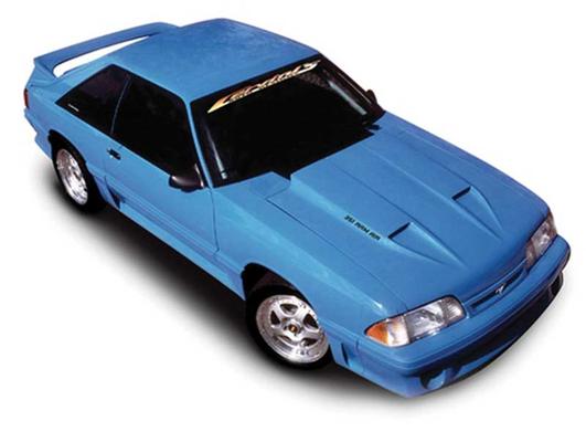 1983-86 Ford Mustang; Cervini's; Stormin Norman Fiberglass Hood; 2.5