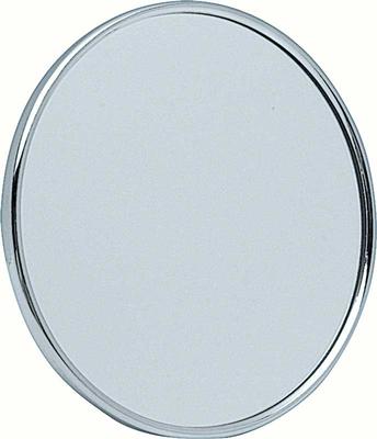 1947-72 Chevy, GMC Pickup Blazer, Jimmy, Suburban; Round Door Mirror Head; Chrome; Smooth Backing