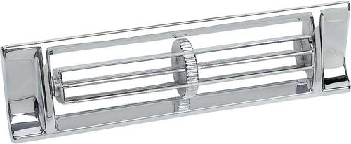 1967-72 Chevrolet, GMC Pickup, Blazer, Jimmy; Chrome Dash Center Air Vent; with AC; with Hardware