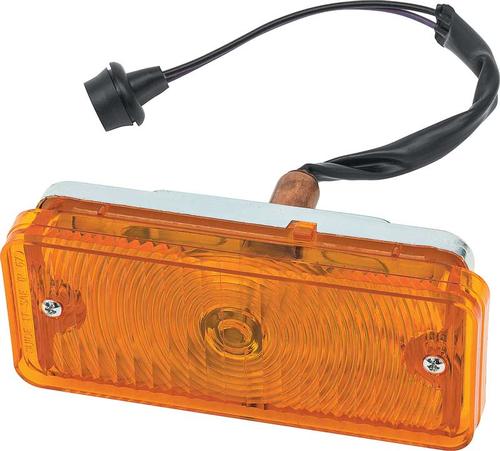 1967-68 Chevrolet Truck; Park Lamp Assembly; with Amber Lens; LH, Driver Side