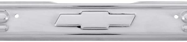 1967-72 Chevrolet Truck; Door Sill Plate with Bow Tie; Stainless Steel ; Each
