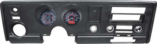 1969 Firebird Dakota Digital VHX Gauge Set with Carbon Fiber Look Face and Red Illumination
