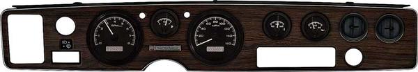 1970-81 Firebird Dakota Digital VHX Gauge Set with Black Alloy Face and White Illumination