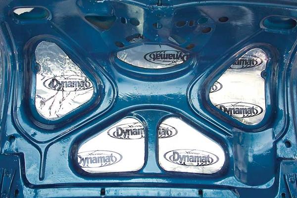 1955-57 Chevrolet Dynamat Custom Cut Trunk Lid Kit