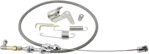 Lokar Duo-Pak 24 Cut-To-Fit Stainless Steel Throttle Cable Set - Carbureted
