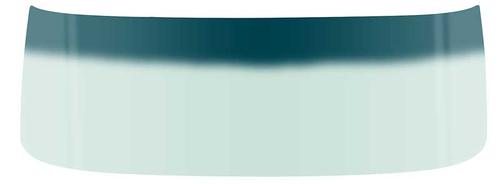 1961-66 Ford F-Series Truck Windshield; Tinted With Blue/Green Shade