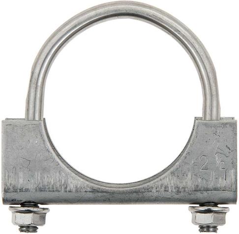 Exhaust Clamp; 2-1/2 ; with Chambered or Aluminized Exhaust; Stainless Steel