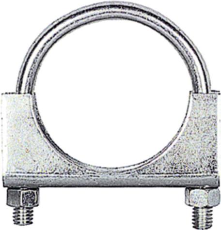 2- 1/2 Cadmium Plated Exhaust Clamp