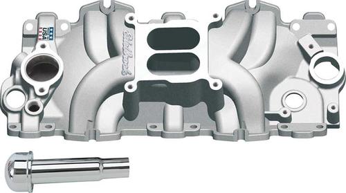 Chevrolet 348/409 Large ported Edelbrock Performer RPM W-Series Intake Manifold With As Cast Finish