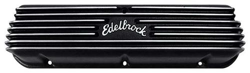 Edelbrock Classic Series 3-3/4 Valve Covers with Black Powder Coat Finish