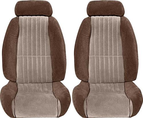 1982-84 Trans-Am Encore Velour Upholstery (Walnut/Sandstone) W/Split Rear Seat Back