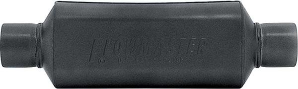 Flowmaster; 12 Super HP-2 Muffler; With 409S Stainless Steel Case; 2-1/2 Inlet; 2-1/2 Outlet