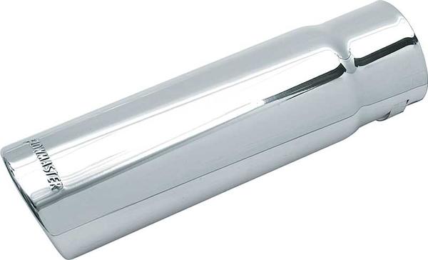 Flowmaster; Stainless 3-1/2 X 12 Exhaust Tip; For 3 Pipe; With Rolled Edge And Logo