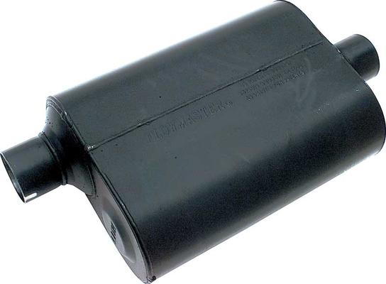 Flowmaster; Super 40 Series Muffler; With 2-1/2 Offset Inlet; 2-1/2 Center Outlet