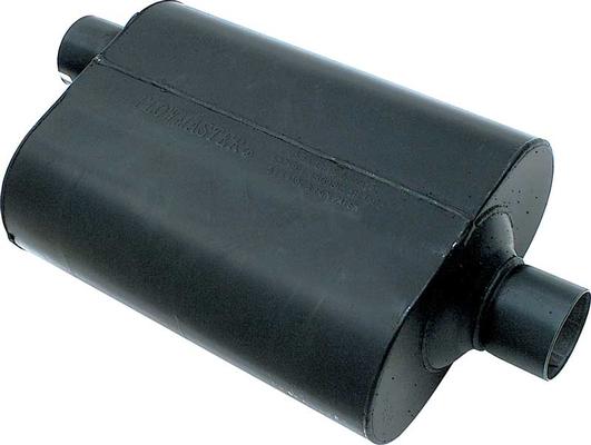 Flowmaster; Super 40 Series Muffler; With 2-1/2 Offset Inlet; 2-1/2 Center Outlet
