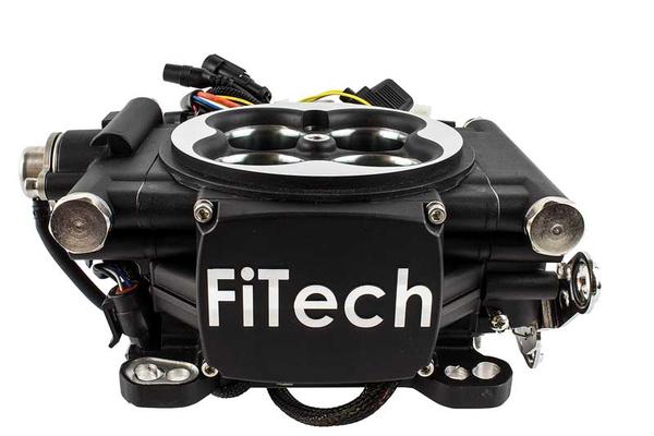 FiTech; Go EFI 4 EFI System; Basic Kit w/o Fuel Pump; 600 HP; Matte Black Finish