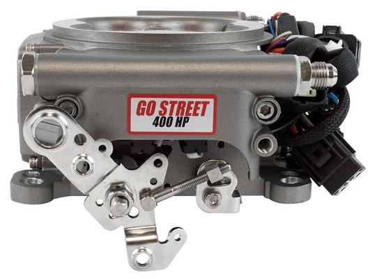 FiTech; Go Street EFI System; Basic Kit w/o Fuel Pump; 400 HP; Cast (Natural) Finish