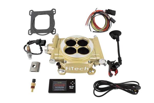 FiTech; Easy Street EFI System; Basic Kit w/o Fuel Pump; 600 HP; Classic Gold Finish
