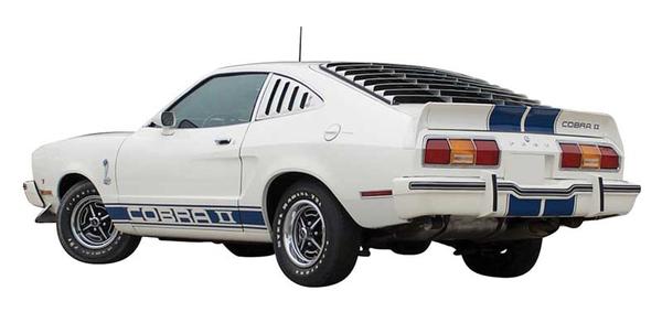 1974-78 Mustang II; Quarter Window Louvers; Fiberglass